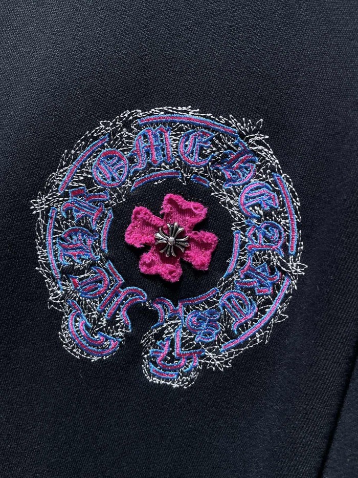 Horseshoe Sanskrit Cross Handmade Patch Embroidery Hoodie 2 colors 29533471