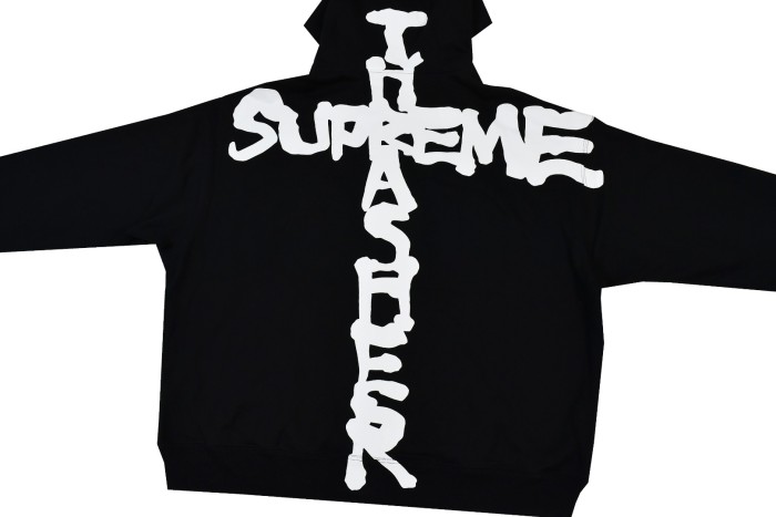 Thrasher Back Cross Graffiti Large Letter Full Zip Oversized Hoodie 3 colors 29533387