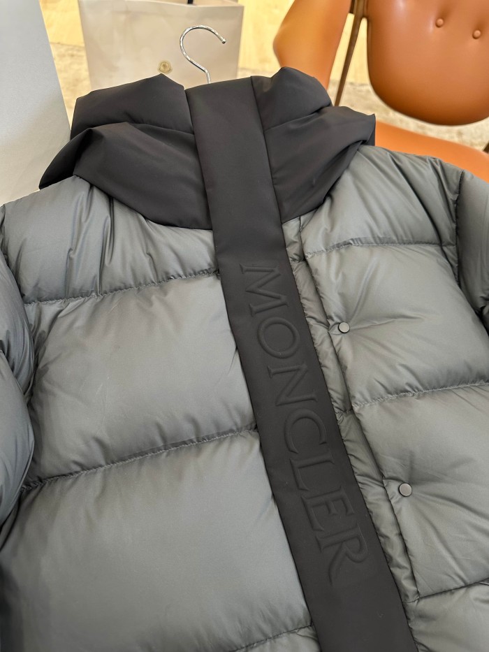 1:1 quality version Armband Color Contrast Debossed Webbing Hooded Down Jacket 3 colors 29535388
