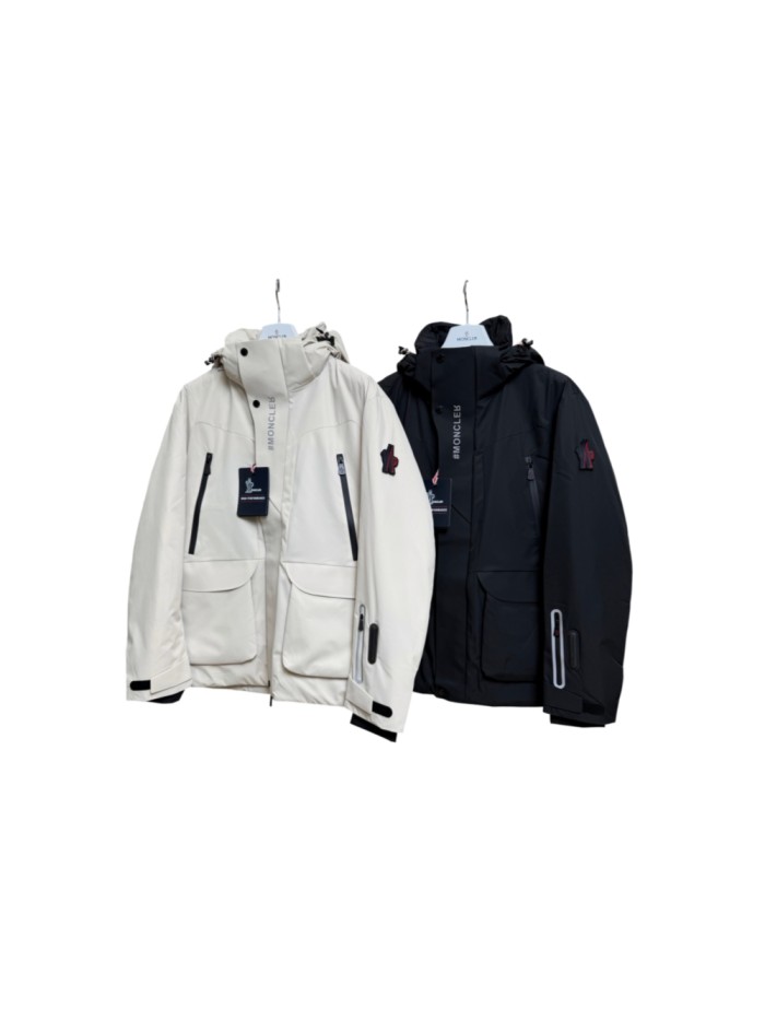 1:1 quality version Multi Pocket Velcro Hooded Cargo Down Jacket 2 colors 29535576