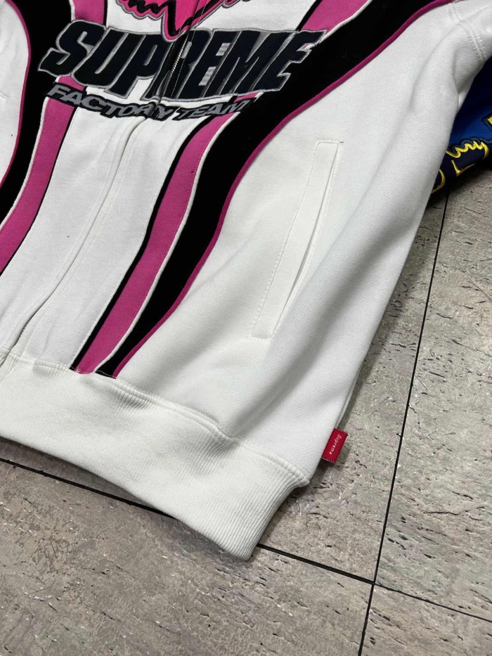 [50% Off]Supreme 1:1 quality version Foxracing FW25 WEEK9 Zip Up Hoodie 3 colors 28717128