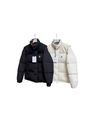 1:1 quality version Logo Detachable Sleeve Two Way Wear Stand Collar Down Jacket 2 colors 29535421