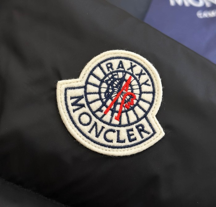 1:1 quality version Badge 3D Debossed Brand Logo Stand Collar Short Down Jacket 3 colors 29535616