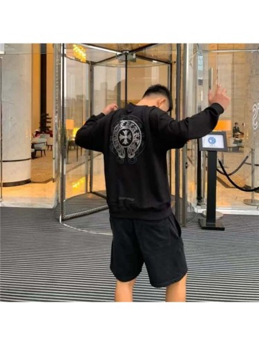[50% Off]Double logo sweatshirt black white 25509975