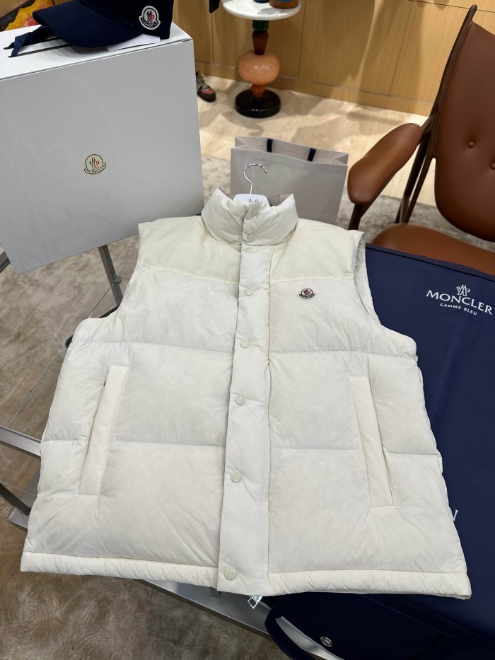 1:1 quality version Logo Detachable Sleeve Two Way Wear Stand Collar Down Jacket 2 colors 29535421
