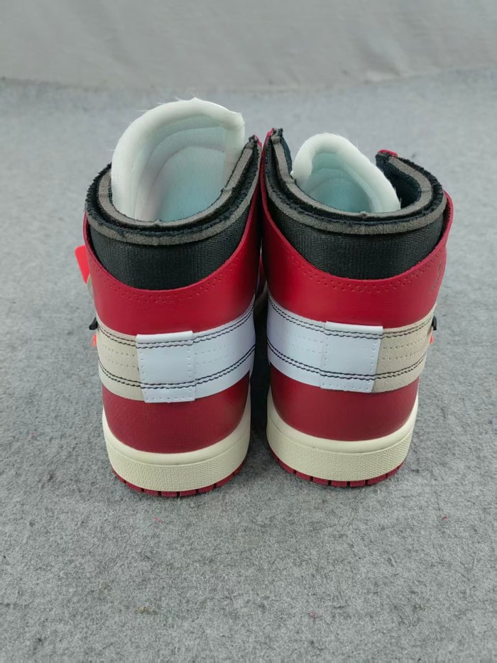 1:1 quality version @j1 OW co-branded high-top basketball shoes 3 colors