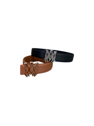 1:1 quality version AM Thorn Logo Buckle Smooth Leather Belt 2 colors【Width 3.8 cm】29543190