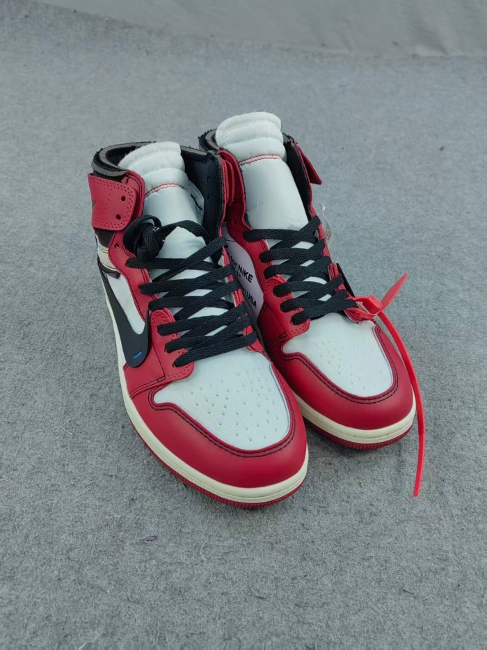 1:1 quality version @j1 OW co-branded high-top basketball shoes 3 colors