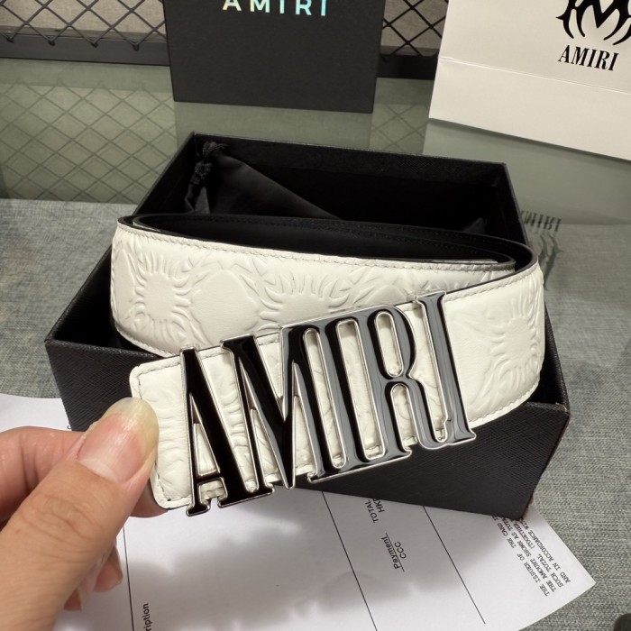 1:1 quality version Sunflower Embossed Leather Enamel Gold Letter Buckle Belt 2 colors【Width 3.8 cm】29543469