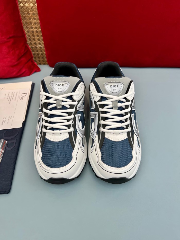1:1 quality version B30 Leather and mesh fabric patchwork reflective sneakers 35 colors 27736899