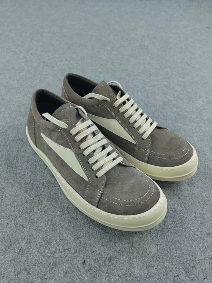 [plus-size shoes] 1:1 quality version Brown Suede Upper Cream Diagonal Side Panel Chunky Sole Low Top Sneaker 29520177