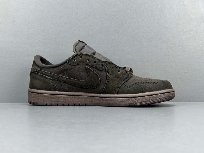 [50% Off]JORD@N 1 RETRO LOW OG SP x TRAVIS SCOTT VELVET BROWN
