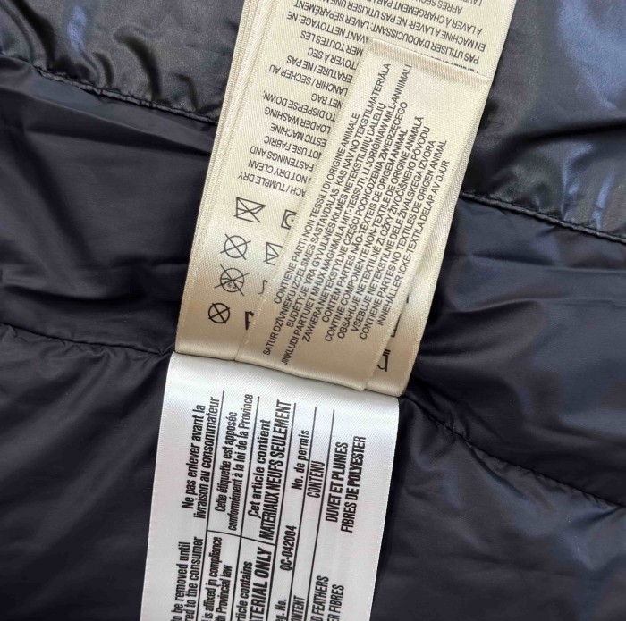 1:1 quality version Woven Label Shiny Hooded Big Square Quilted Down Jacket 2 colors 29547875