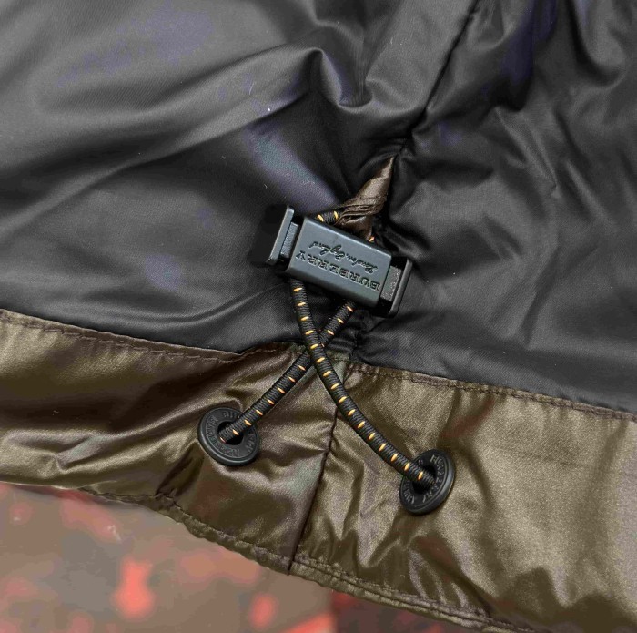 1:1 quality version Woven Label Shiny Hooded Big Square Quilted Down Jacket 2 colors 29547875