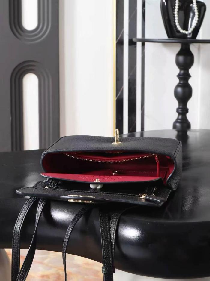 Caviar Leather CC Turnlock Flap Red Interior Crossbody Messenger Bag 2 colors 29554207