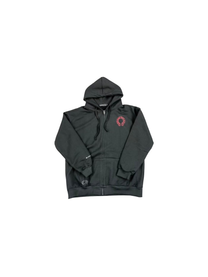 Limited Edition Red Horseshoe Phantom Zip Sweatshirt