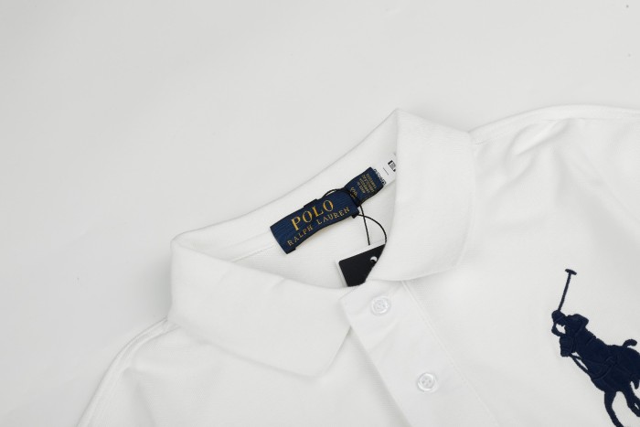 Classic Big Pony Embroidery Basic Couple Polo Collar Long Sleeve T-shirt 8 colors 29557276
