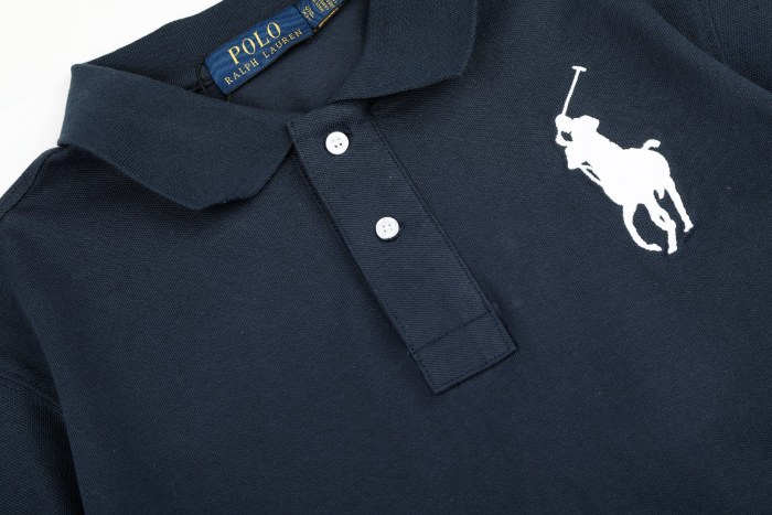Classic Big Pony Embroidery Basic Couple Polo Collar Long Sleeve T-shirt 8 colors 29557276