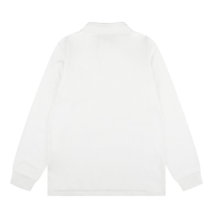 Classic Big Pony Embroidery Basic Couple Polo Collar Long Sleeve T-shirt 8 colors 29557276