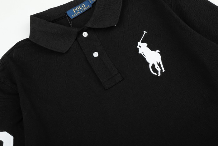 Classic Big Pony Embroidery Basic Couple Polo Collar Long Sleeve T-shirt 8 colors 29557276