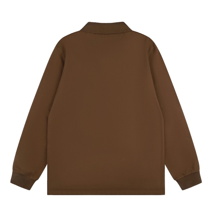 Classic Pony Embroidery Basic Couple Polo Collar Long Sleeve T-shirt 10 colors 29557286