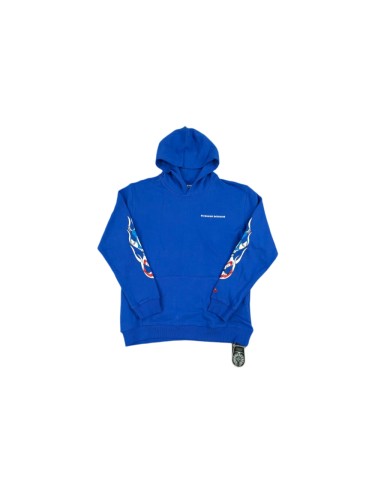 CH Mattyboy fire hoodie blue