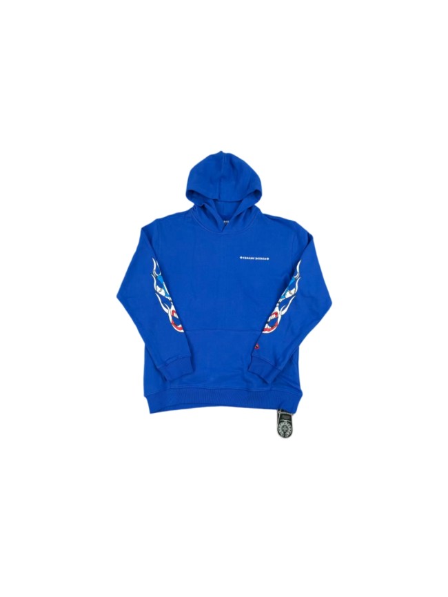 CH Mattyboy fire hoodie blue