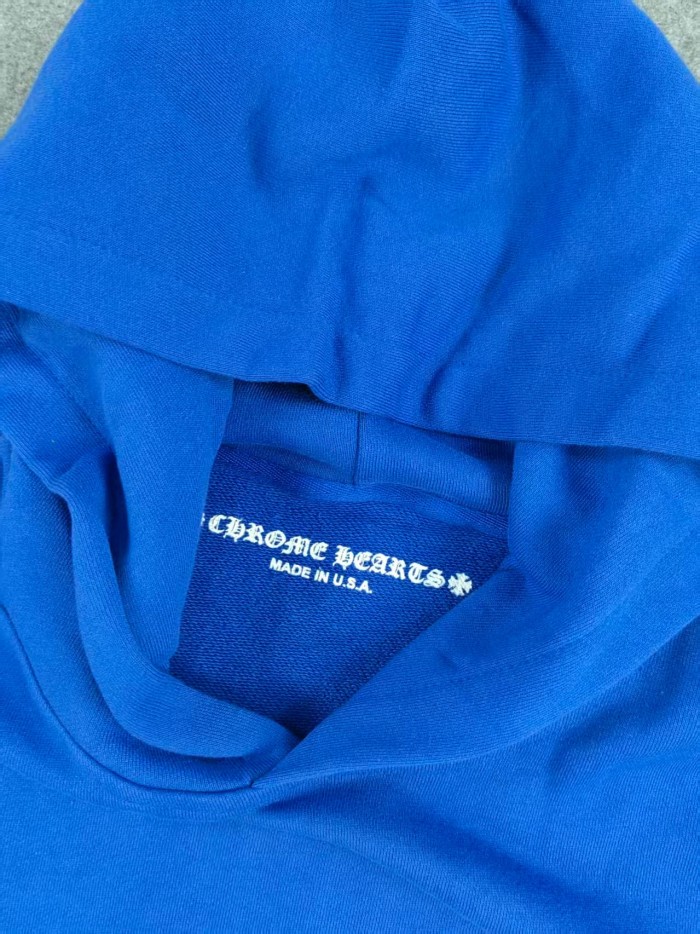 CH Mattyboy fire hoodie blue