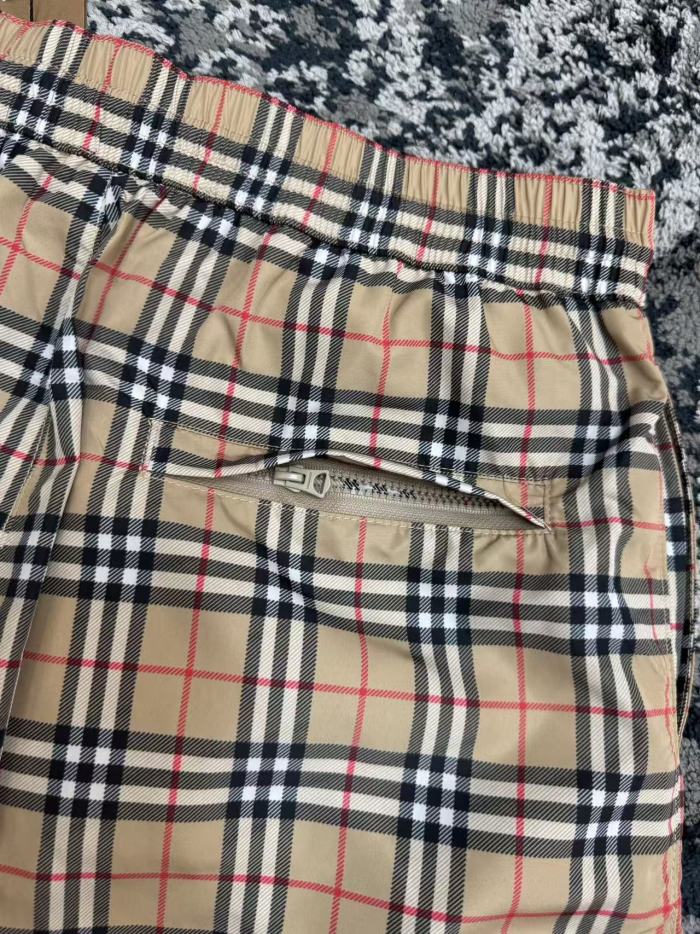 1:1 quality version Classic Plaid Drawstring Casual Shorts 29105480