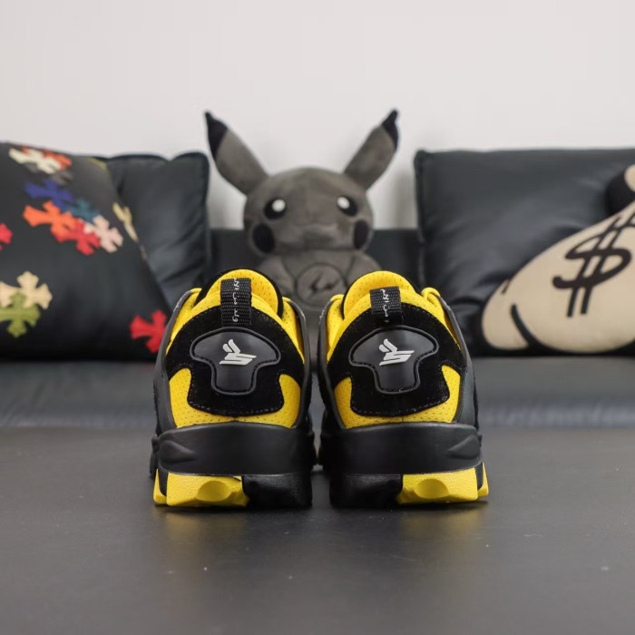 1:1 quality version XVESSEL X Black Yellow Mesh Suede Panel Chunky Outdoor Hiking Dad Shoes 29558823
