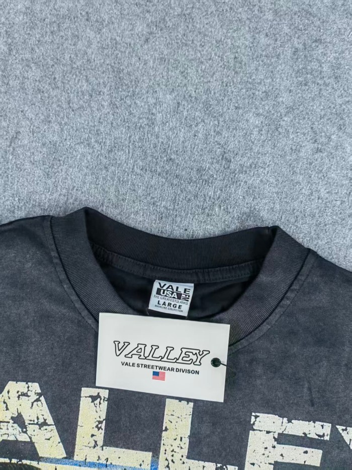 Boxing Theme Print Washed Tee 2 colors 29047376