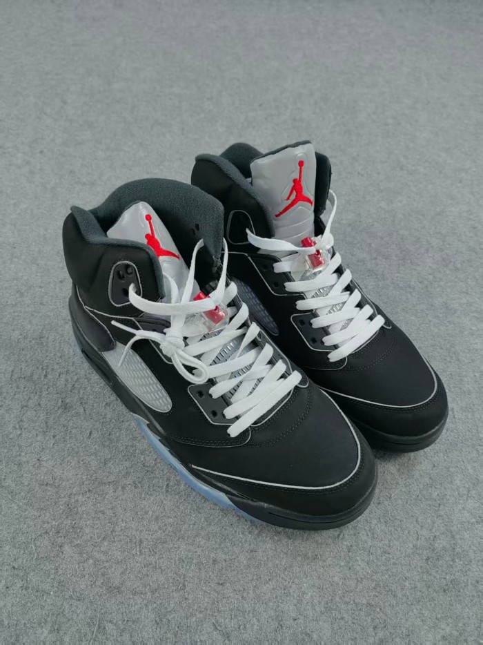 1:1 quality version @j5 Retro Black Metallic Basketball Shoes 29324369