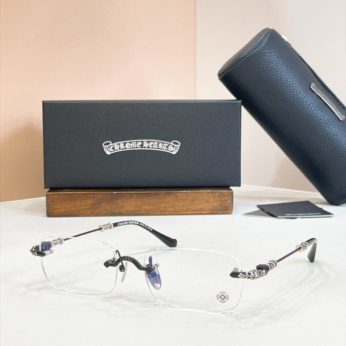 1:1 quality version Rimless Cross Metal Carved Deco UV Protection Sunglasses 9 colors 29567410