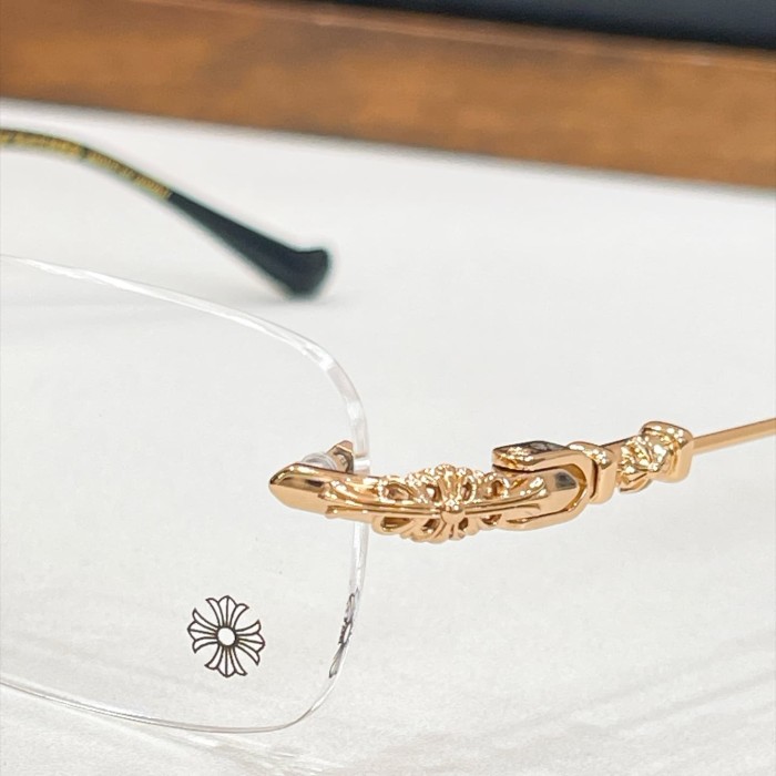 1:1 quality version Rimless Cross Metal Carved Deco UV Protection Sunglasses 9 colors 29567410