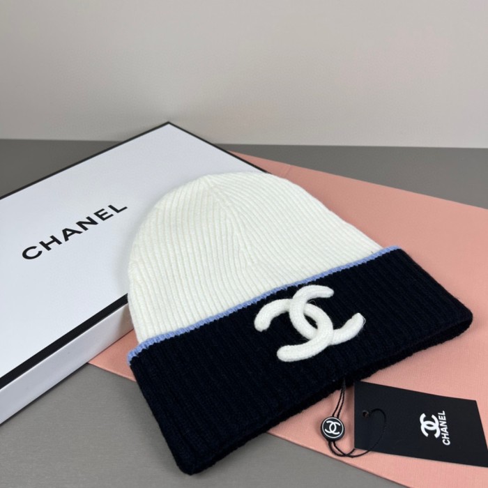 1:1 quality version Stereo Letter Embroidery Contrast Trim Ribbed Wool Beanie 6 colors 29569865