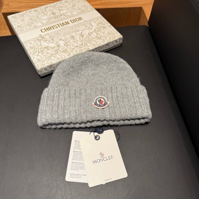 1:1 quality version Oval Badge Logo Cuffed Knit Beanie 5 colors 29569880