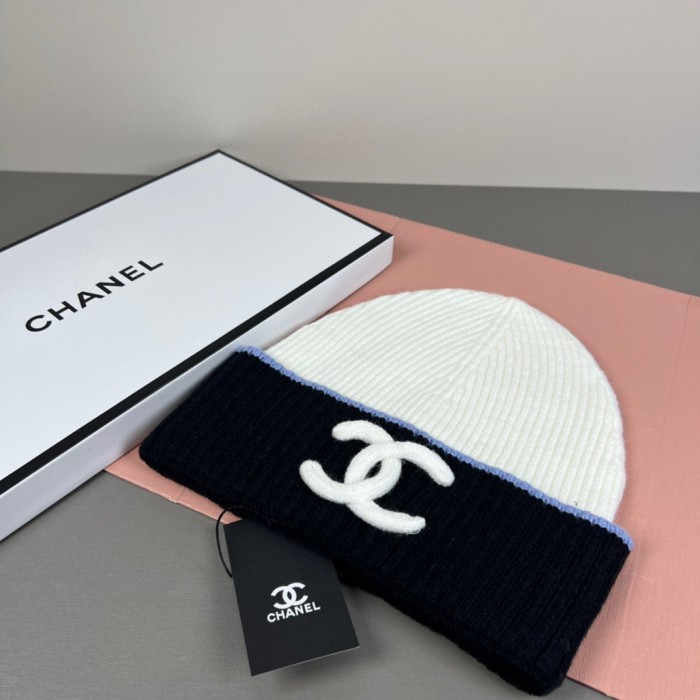 1:1 quality version Stereo Letter Embroidery Contrast Trim Ribbed Wool Beanie 6 colors 29569865