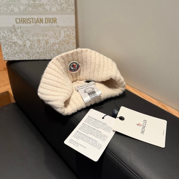 1:1 quality version Oval Badge Logo Cuffed Knit Beanie 5 colors 29569880