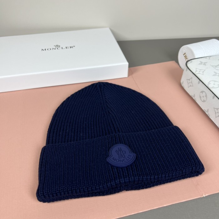 1:1 quality version Round Rubber Patch Logo Knit Unisex Beanie 9 colors 29569832