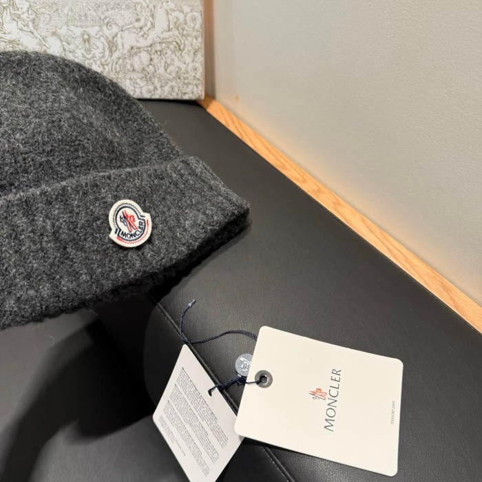 1:1 quality version Oval Badge Logo Cuffed Knit Beanie 5 colors 29569880