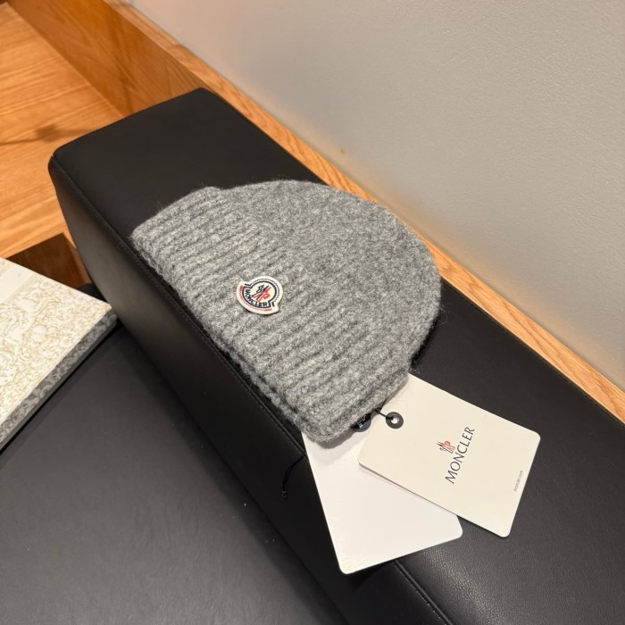 1:1 quality version Oval Badge Logo Cuffed Knit Beanie 5 colors 29569880