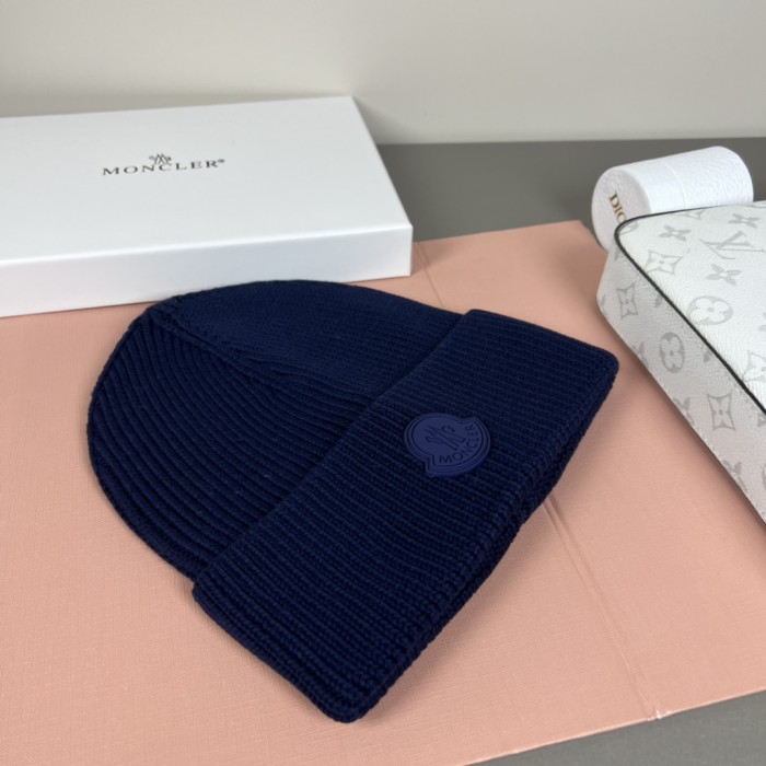 1:1 quality version Round Rubber Patch Logo Knit Unisex Beanie 9 colors 29569832