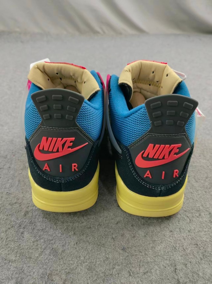 ［plus-size shoes]Air @j4 Retro Union Off Noir DC9533-001