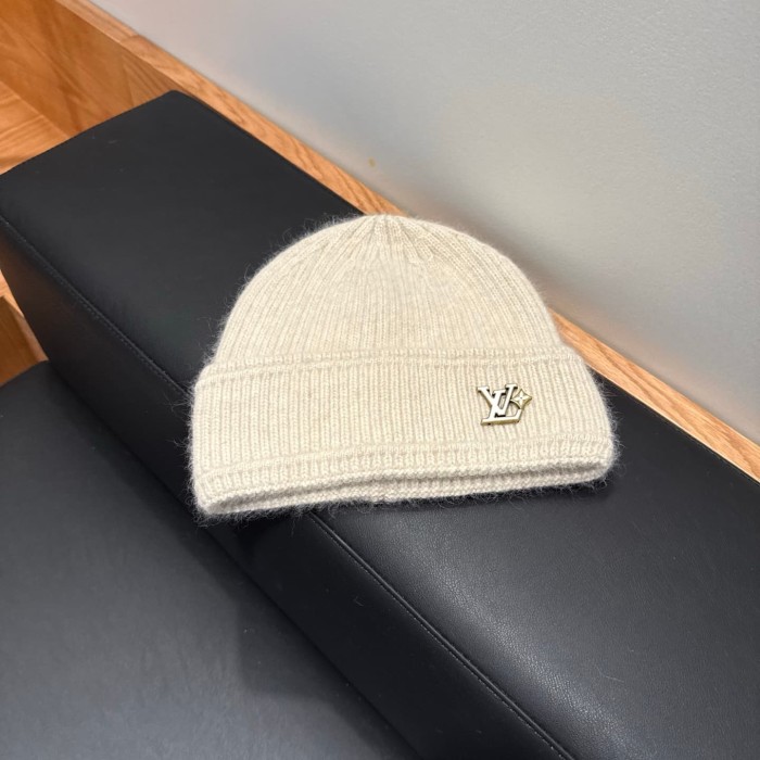 1:1 quality version Metal Letter Star Badge Cuffed Wool Unisex Beanie 4 colors 29570659