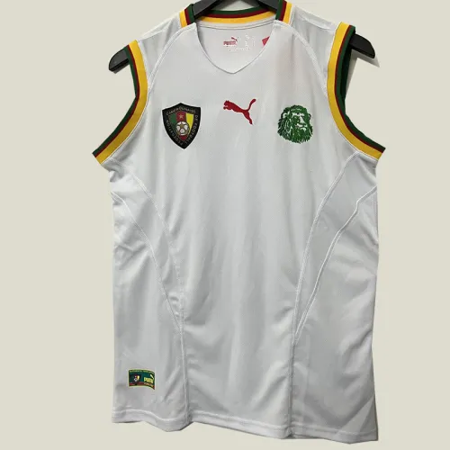 2002 Cameroon Away Retro Soccer Jersey