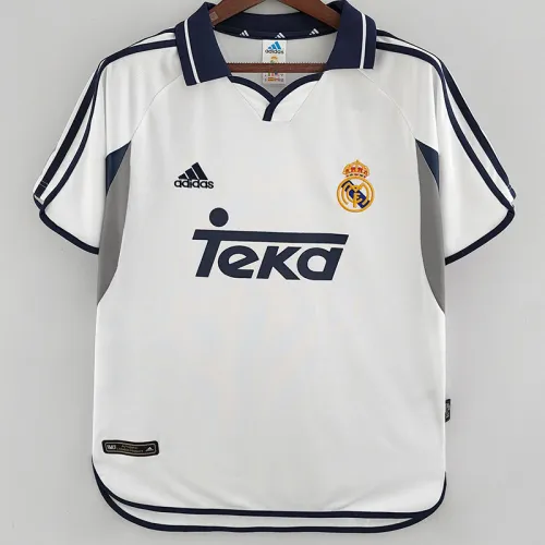 2000-2001 RMA Home Retro Soccer Jersey