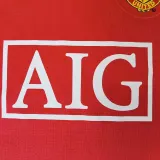 2007-2008 Man Utd Home Retro Soccer Jersey