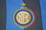 2009-2010 INT Home Long Sleeve Retro Soccer Jersey (长袖)(欧冠决赛字)