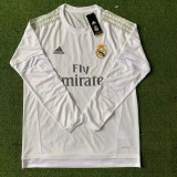 2015-2016 RMA Home Long Sleeve Retro Soccer Jersey (长袖)