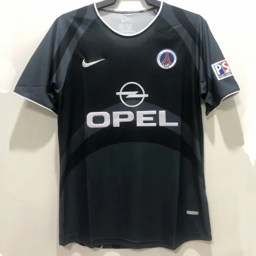 2001-2002 PSG Paris Third Retro Soccer Jersey